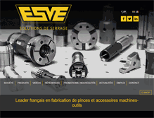 Tablet Screenshot of esve.fr